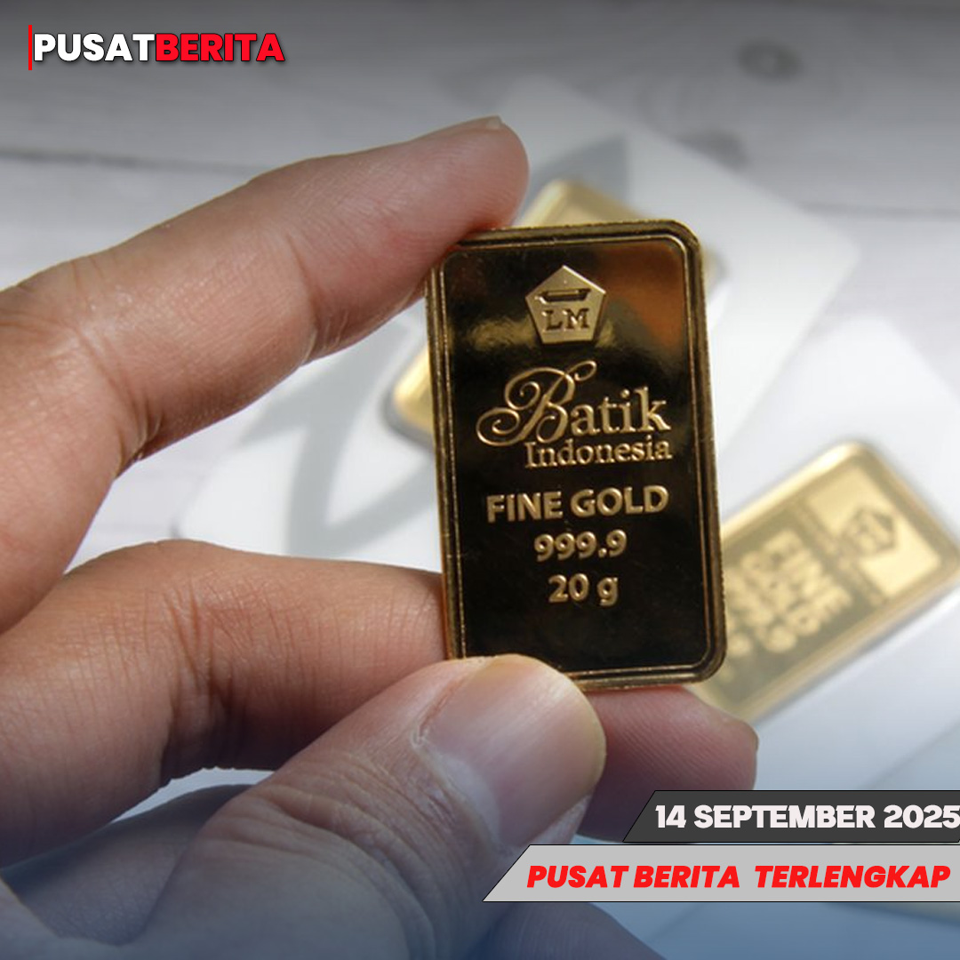 Harga Emas Pegadaian Hari Ini, 14 September 2025